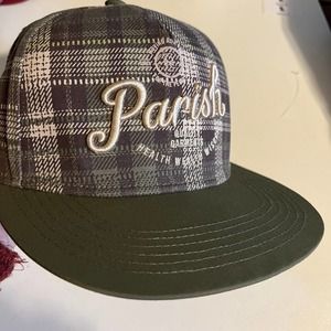 Parish Nation Flat Bill Plaid with Pocket